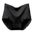 thumbnail image 1 of Besolor Women's High Waisted Underwear Lace Stretch No Show Panties Comfortable Breathable Ladies Hipster Briefs, 1 of 3