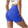 thumbnail image 1 of Besolor Women's Scrunch Yoga Shorts Seamless High Waisted Butt Lifting Gym Workout Compression Biker Shorts, 1 of 3