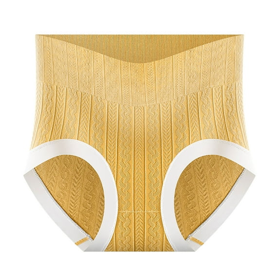 Besolor Women's Seamless High Waisted Underwear Stretch Breathable No Show Panties Ladies Butt Lifting Briefs Underpants
