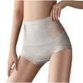 thumbnail image 1 of Besolor Women's Seamless Lace Underwear High Waisted Stretch Hipster Briefs Breathable Soft Butt Lifting Panties, 1 of 4