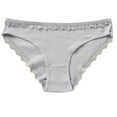 thumbnail image 1 of Besolor Women's Seamless Underwear Ribbed Stretch Mid Rise Lace No Show Panties Ladies Soft Breathable Briefs, 1 of 6