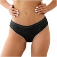 thumbnail image 1 of Besolor Women's Silk Seamless Underwear Lace Low Rise No Show Panties Ladies Stretch Breathable Briefs Underpants 3 Pack, 1 of 6