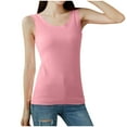 thumbnail image 1 of Besolor Women's Sleeveless Tank Tops Seamless Crew Neck Stretch Casual Slim Fitted Layer Tee Shirts Undershirt, 1 of 5