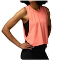 thumbnail image 1 of Besolor Women's Workout Cropped Tank Tops Casual Loose Crewneck Sleeveless Yoga Athletic Running Tee Shirts, 1 of 4