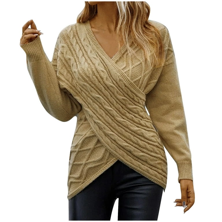 Fashion Solid O-Neck Bandage Pullover Sweater Fashion Solid O-Neck Bandage Pullover Sweater