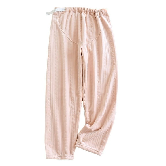 Besolor Womens Coral Fleece Maternity Pajama Pants Casual Fuzzy Winter Loungewear Trouser Sleepwear Pj Pants
