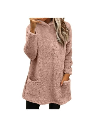 gakvbuo Clearance Items All 2022!Sweaters For Women Fall Fashion 2022  Oversized Sherpa Pullover Hoodie With Pockets Fuzzy Fleece Sweatshirt  Fluffy Coat V-Neck Long Sleeve Hooded Blouse Sweatshirt 