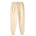thumbnail image 1 of Besolor Womens & Mens Soft Fleece Lined Jogger Pants High Waist Winter Warm Sweatpants Thermal Athletic Lounge Pockets Pants, 1 of 2