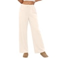 thumbnail image 1 of Besolor Womens Pajama Pants Casual Soft Drawstring Wide Leg Pj Bottoms Loungewear Trousers with Pockets, 1 of 8