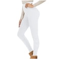thumbnail image 1 of Besolor Womens Plus Size Fleece Lined Leggings Soft High Waisted Stretch Thermal Warm Workout Yoga Pants, 1 of 3