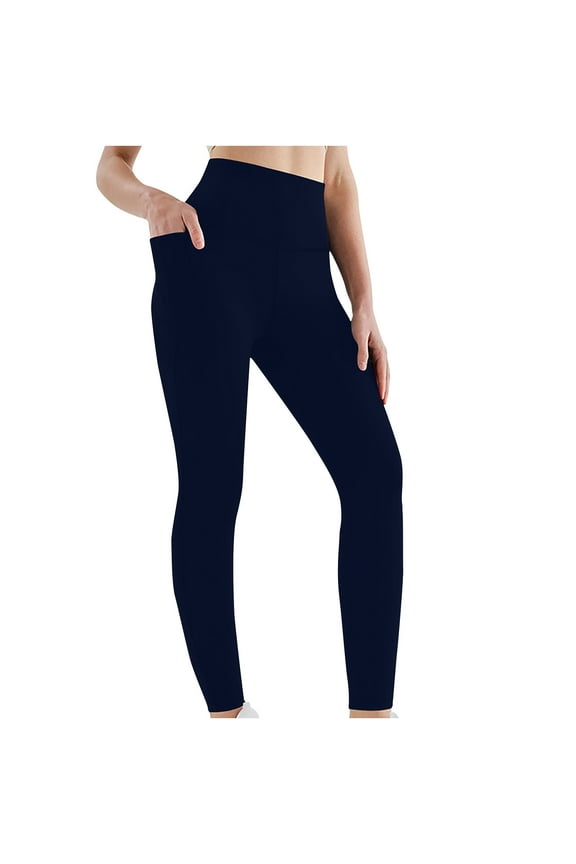 Womens Scrunch Yoga Leggings with Pockets Seamless High Waisted Butt Lifting Workout Gym Compression Pants Tights