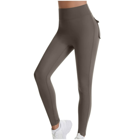 Besolor Womens Seamless Workout Leggings with Pockets Stretchy High Waisted Athletic Gym Yoga Compression Pants