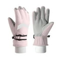 thumbnail image 1 of Besolor Womens Ski Gloves, Windproof Thermal Gloves Winter Warm Snow Glove for Skiing Cycling Outdoor Sports, 1 of 2