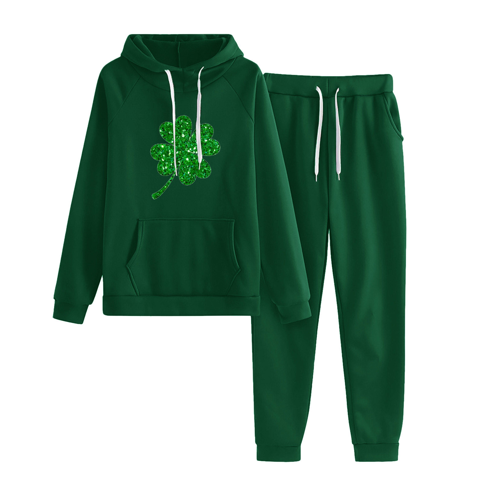 Besolor Womens St. Patrick's Day Sweatsuits 2 Piece Set Long Sleeve ...