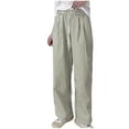 thumbnail image 1 of Besolor Womens Striped Pajama Pants Elastic Waist Drawstring Wide Leg Loungewear Trousers Casual Loose Sleep Pj Bottoms, 1 of 5