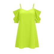 Cold Shoulder Short Dresses for Women