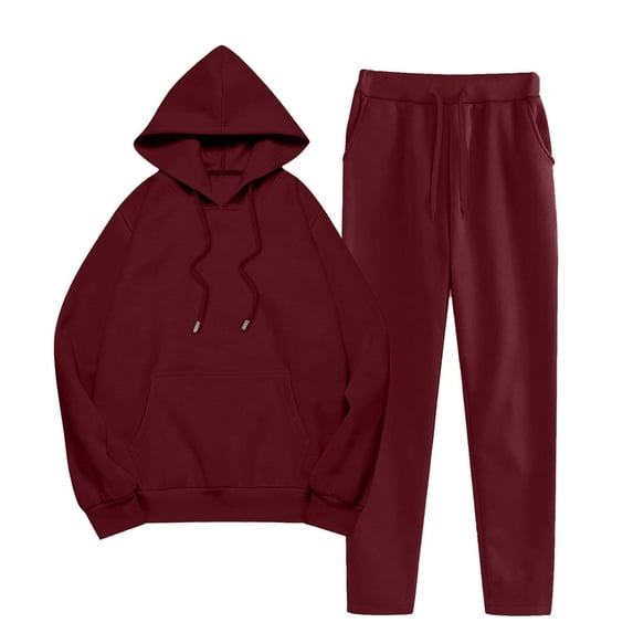 Besolor Womens Sweatsuits 2 Piece Outfits Casual Long Sleeve Hooded Sweatshirt and Sweatpants Sets Tracksuits