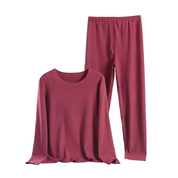 Besolor Womens Thermal Underwear Sets Long Johns Long Sleeve Base Layer Pajama Top and Leggings Set Plus Size