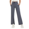 thumbnail image 1 of Besolor Womens Wide Leg Yoga Pants Casual High Waisted Drawstring Workout Yoga Trousers with Pockets, 1 of 3