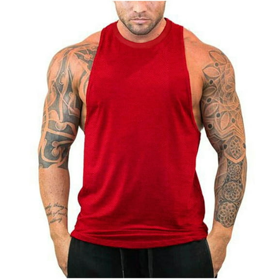 Besolor Workout Tank Tops for Men Summer Athletic Shirts Casual Sleeveless Fitness Bodybuilding Muscle Tees