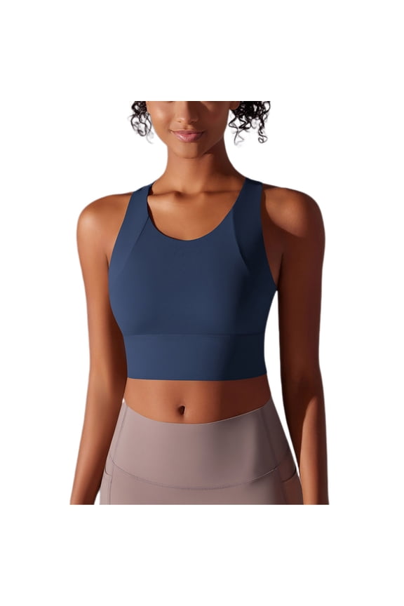 Yoga Bra Tops for Women Athletic Sports Bras High-Support Stretch Workout Gym Bra Tank Camisole