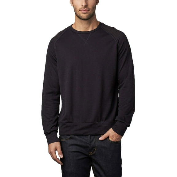 Bespoken Men's Fatigue Crewneck Sweatshirt MKN03102, Dark Navy, Large