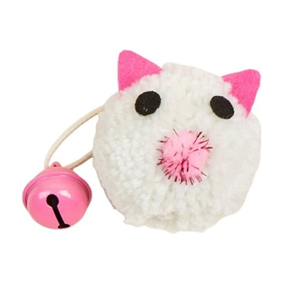 Besportble 5Pcs Bell Toy Plush Molar Teaser For Chewing And Playing, Safe Plush Material Sound Reduces Boredom, Interactive Pet Toy For Cats, Builds Bonding & Fun Play, Ideal