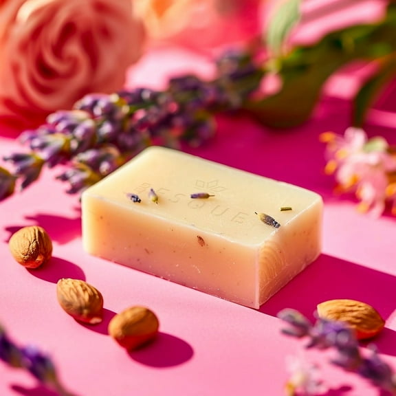 Besque Natural Shampoo + Conditioner Bar Set - Lavender Softer Thicker Hair