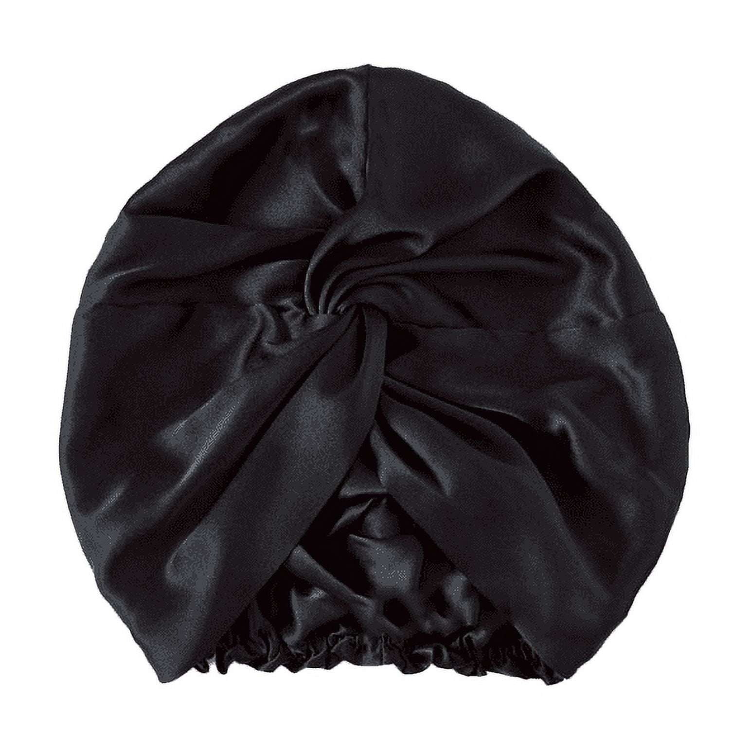 Besque VeganSilk Hair Sleep Wrap, Sleep Cap for Women, Strong Adjustability, One Size Fits Most, Smooth Hair & Keep Hairstyles