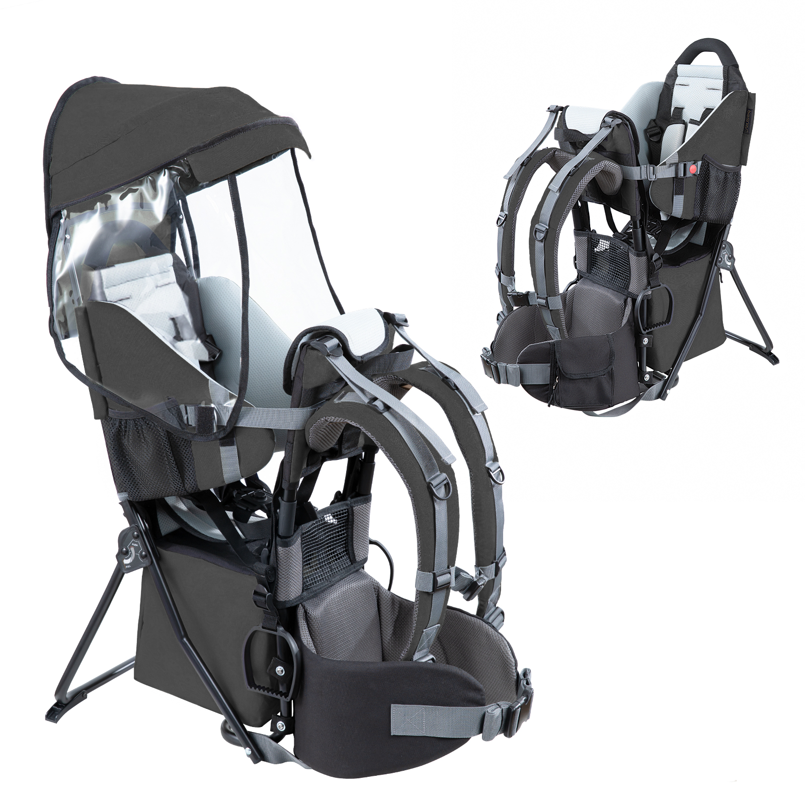 Besrey Baby Hiking Backpack Carrier for Toddlers, Waterproof & Lightweight Outdoor Backpack