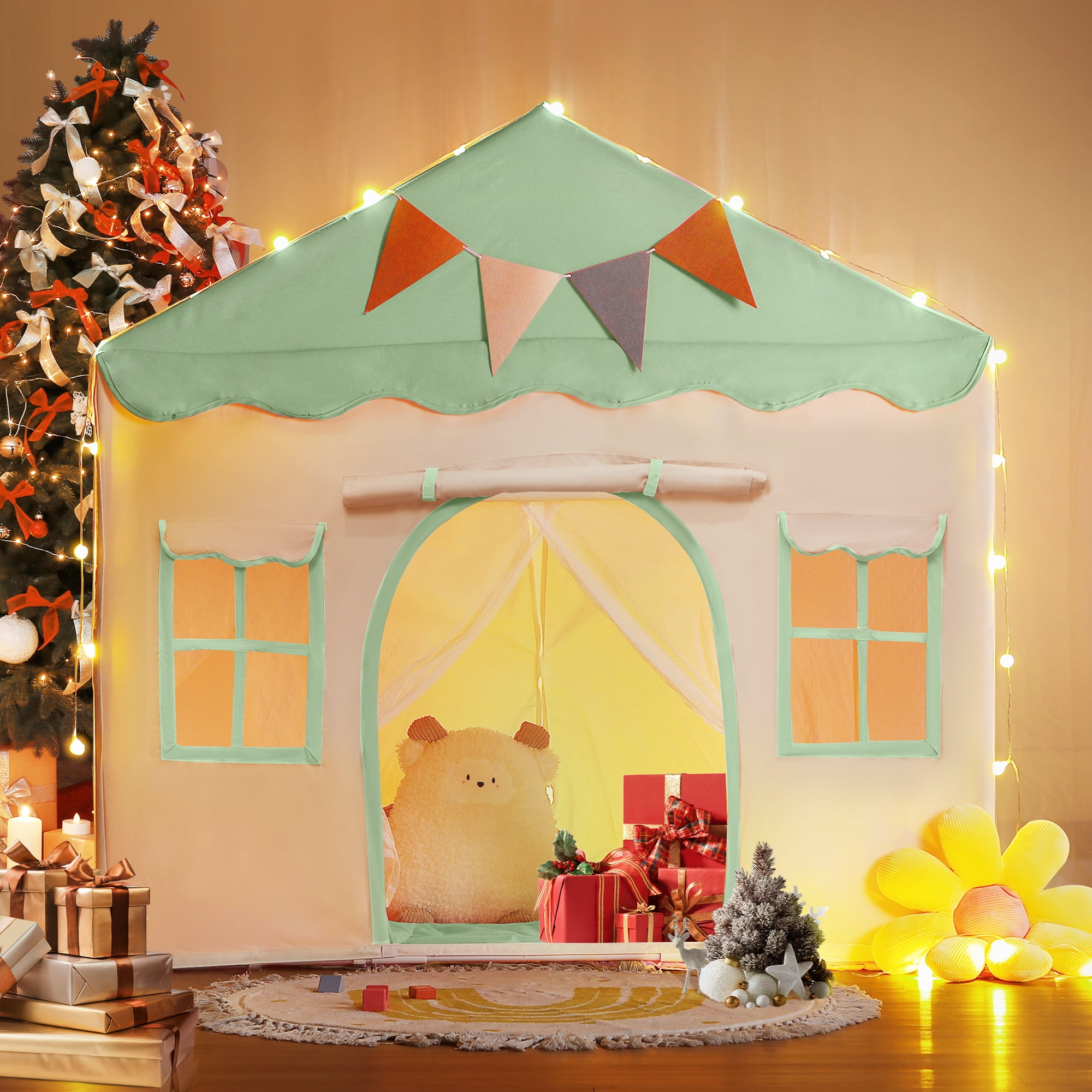 Tenda Gioco Per Bambini Supereroi, Blu E Rossa, Per Bambini Dai 2 Ai 10 Anni