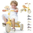 thumbnail image 1 of Besrey Toddler Tricycle for Ages 2-5 Years,Kids Trike for Boys and Girls,Child Bicycles Toddler Bike with Bell,Yellow, 1 of 15