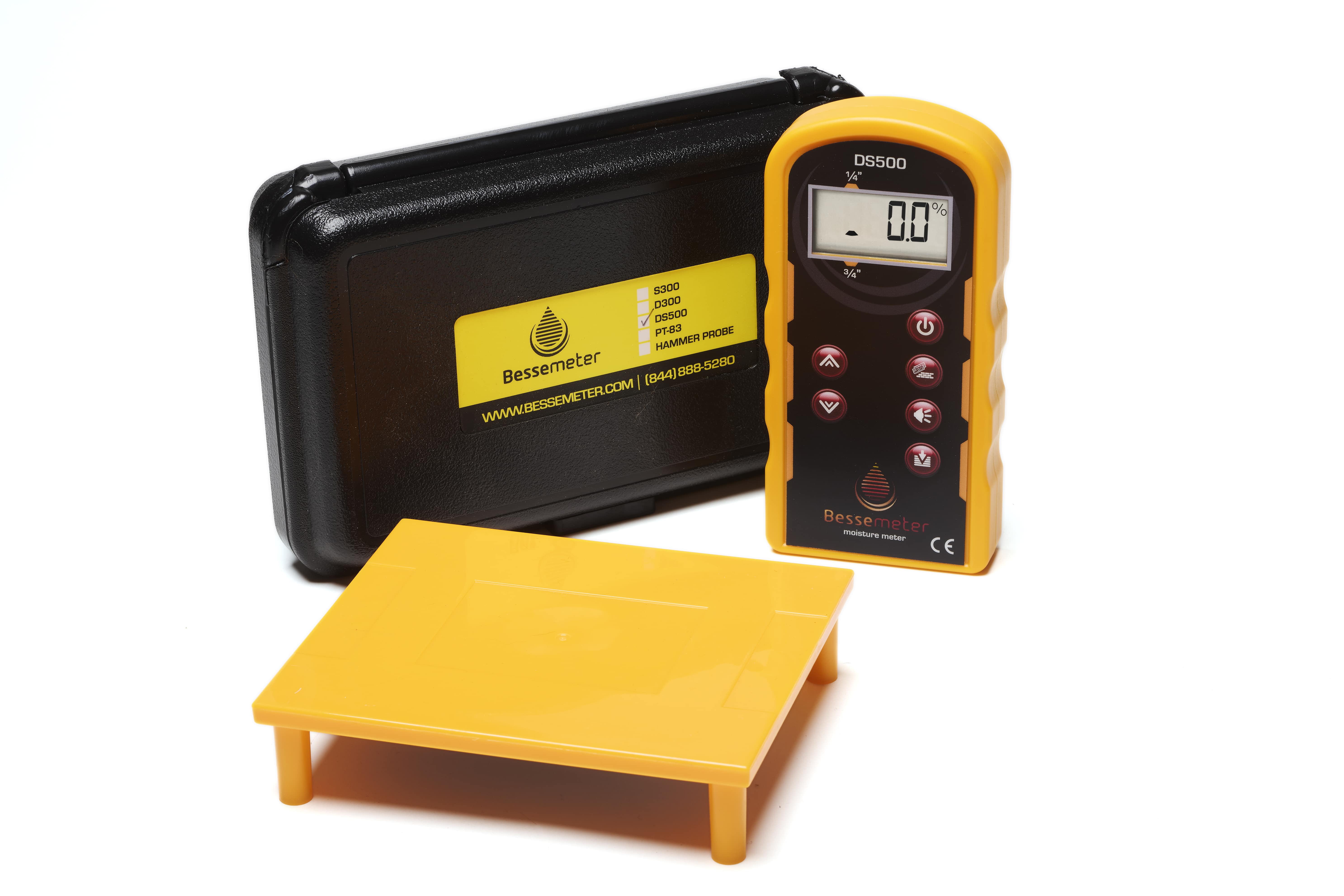 Bessemeter DS500 DualScan Pinless Moisture Meter & Calibration Kit