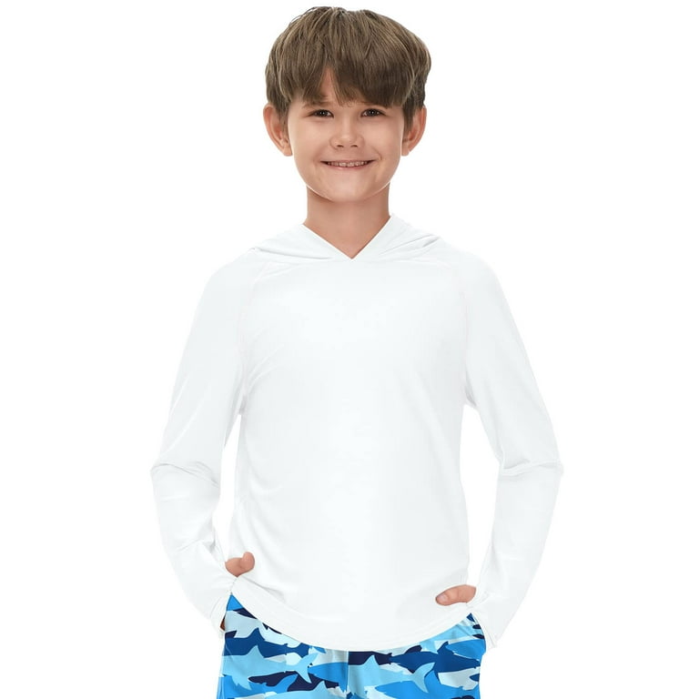 Boys white sale swim shirt