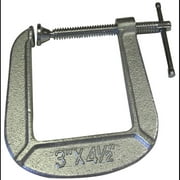 Bessey 3" Drop Forged C-Clamp with 4-1/2" Throat Depth