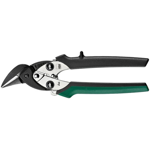 Bessey 013-D15A-BE Compact Aviation Snip - Right Cut Handle, Green