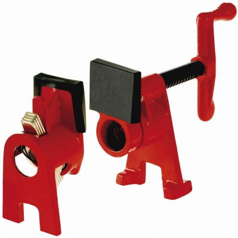 Bessey BPC-H34 Pipe Clamp 2.13" D H Black/Red