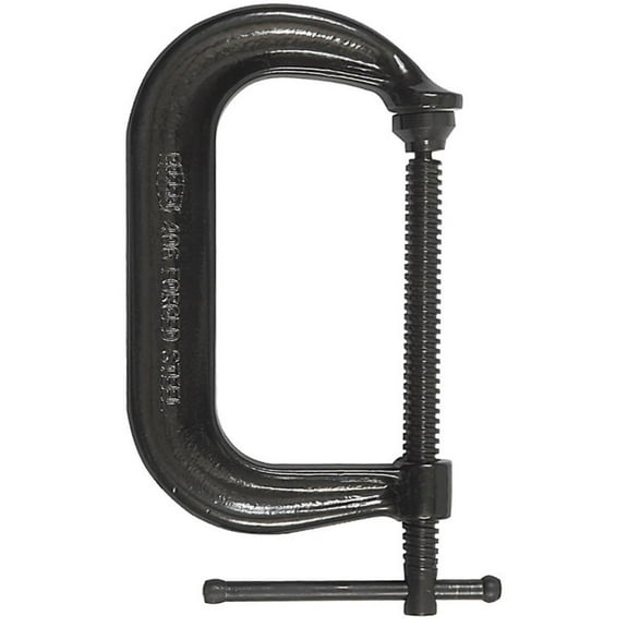Bessey C-Clamp,10 in Maximum Opening,Black CDF410
