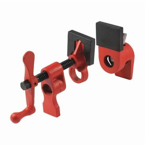 Bessey Bar Clamp, Cast Iron Handle and 1 1/2 in Throat Depth PC12-2