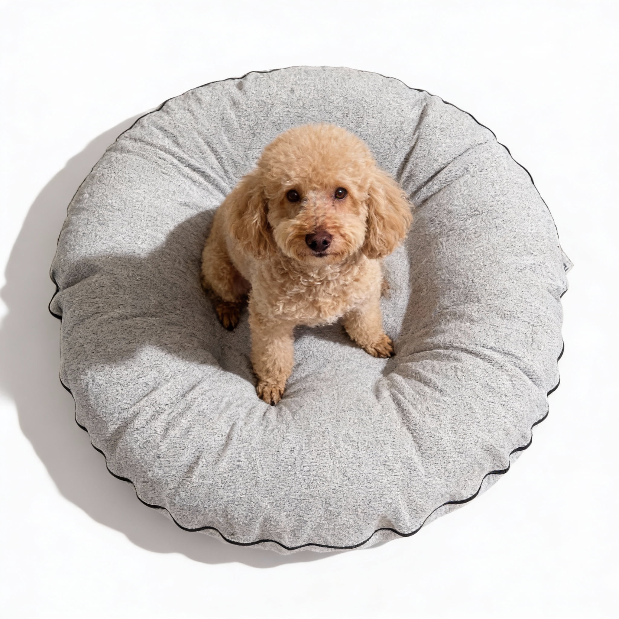 Bessie and Barnie Signature Seagull Shag Extra Plush Faux Fur Bagel Pet/ Dog Bed