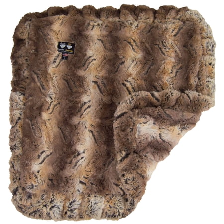 Bessie and Barnie Simba Luxury Ultra Plush Faux Fur Pet/ Dog Reversible Blanket (Multiple Sizes)
