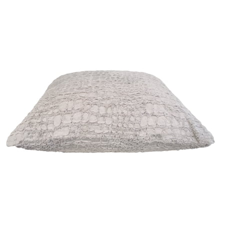 Bessie and Barnie Ultra Plush Removable Cover Serenity Grey Deluxe Dog/Pet Bubba Bed