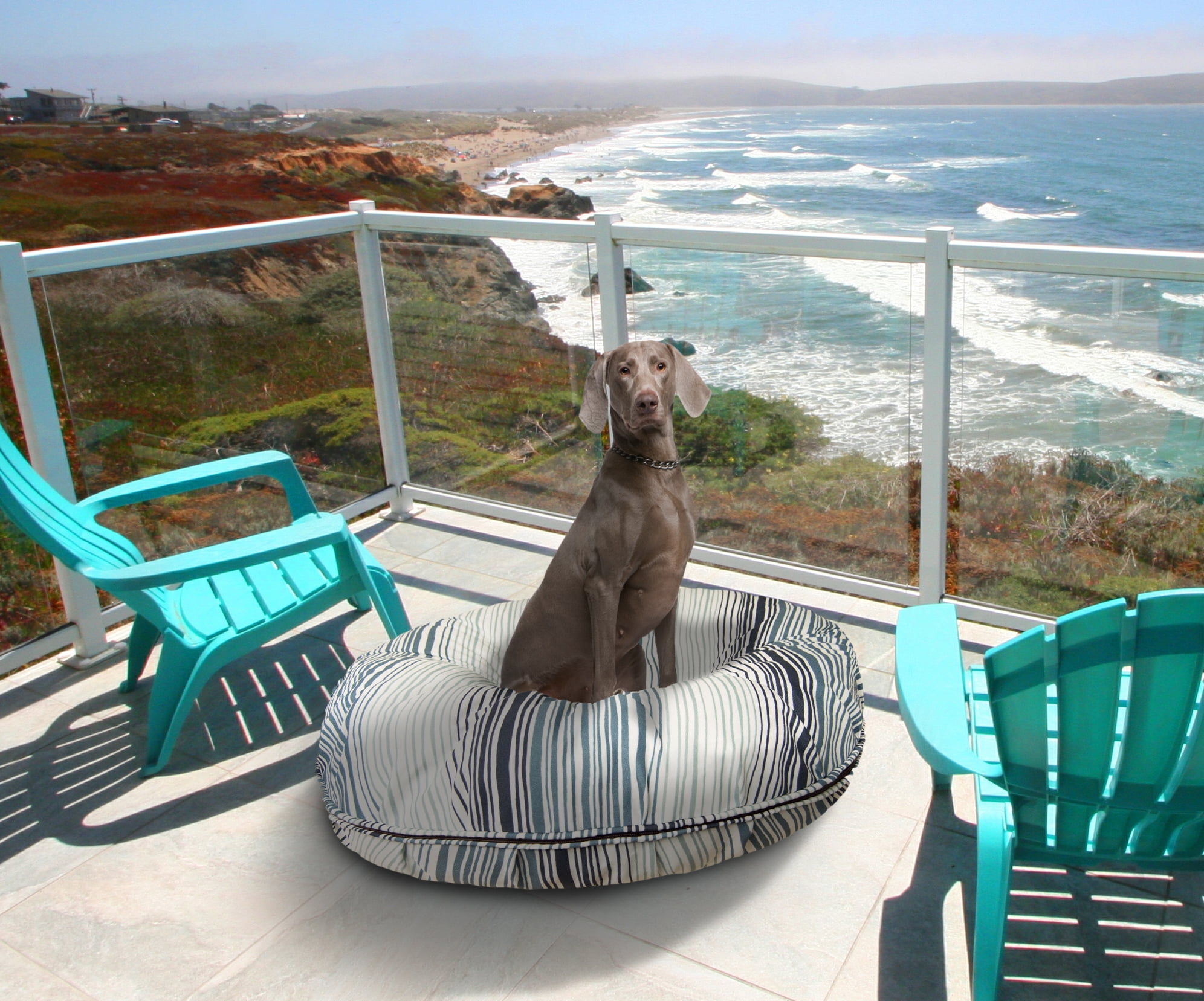 Bessie and Barnie Water Resistant Beach House Indoor/Outdoor Durable ...