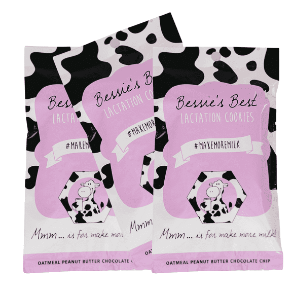 Bessie’s Best Lactation Cookies - Lactation Support & Breast Milk Boosting Cookies - 9 Count