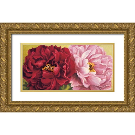 Besson, Nathalie 32x18 Gold Ornate Wood Framed with Double Matting Museum Art Print Titled - Melodie