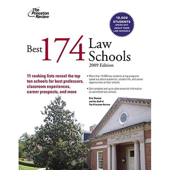 Pre-Owned Best 174 Law Schools