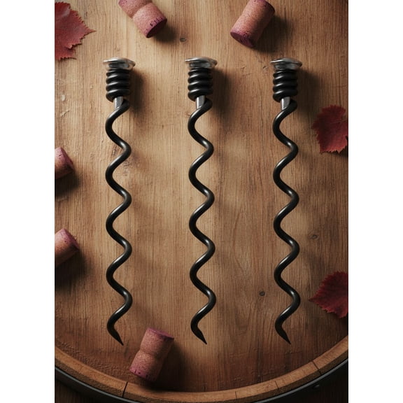 Best 3 Pack Replacement Corkscrew Spiral/Worm for and BestUtensils Wine Opener