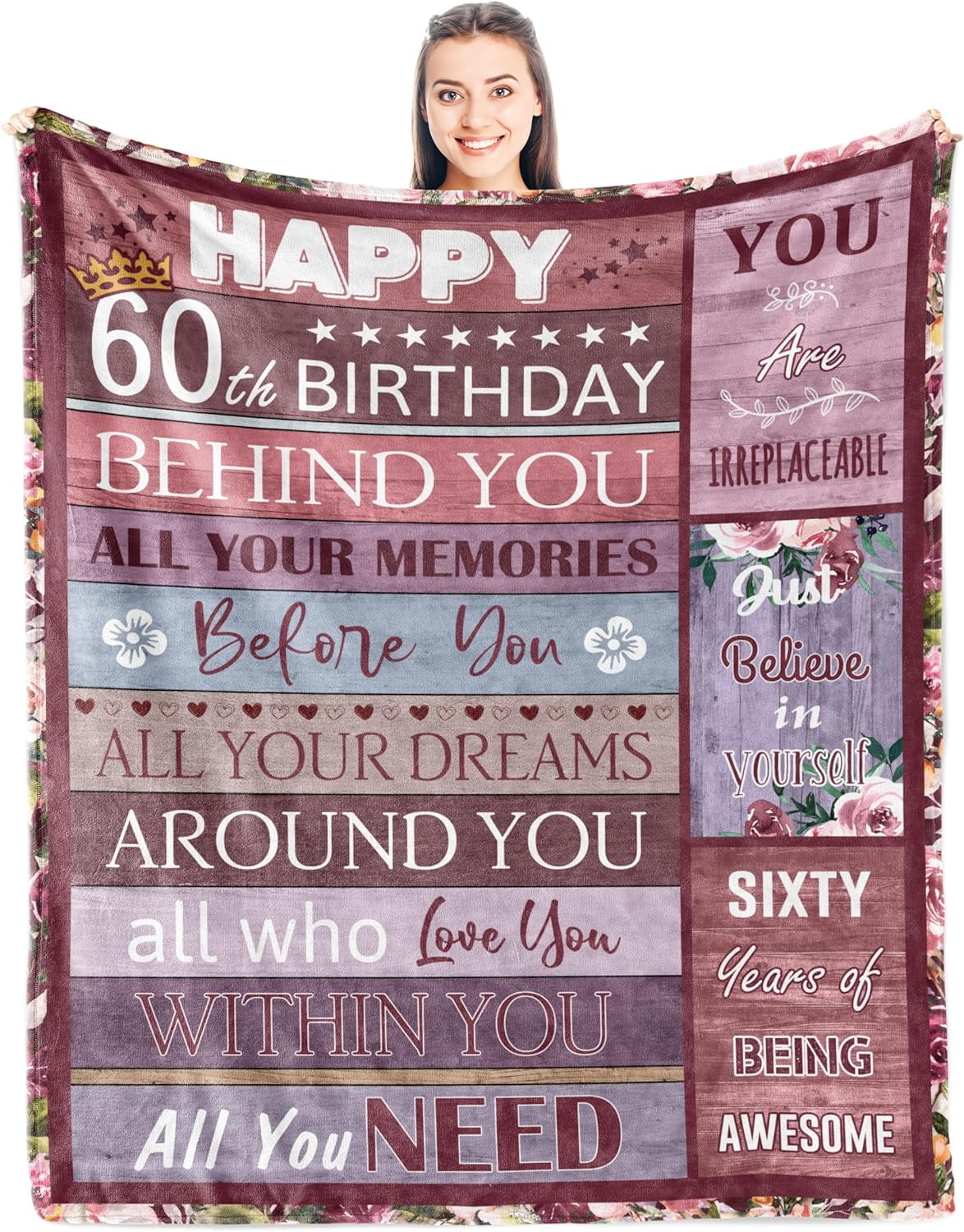 Best 60th Birthday Gifts for Women - Happy 60th Birthday Decorations ...