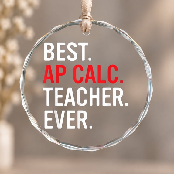 Teacer Math Best AP Calc Teacher Calculus Math Theme Ornament, Home Decoration ...