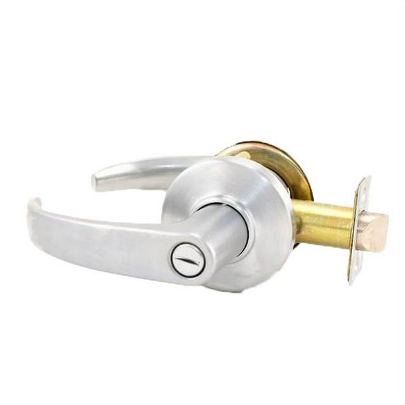 Stanley Best 9K30L14CS3626 2.75 in. 9K Series Backset Privacy 14 Lever & C Rose with ANSI Strike, Satin Chrome